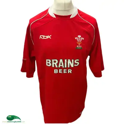 2007 2008 Wales Rugby Pro Shirt Medium