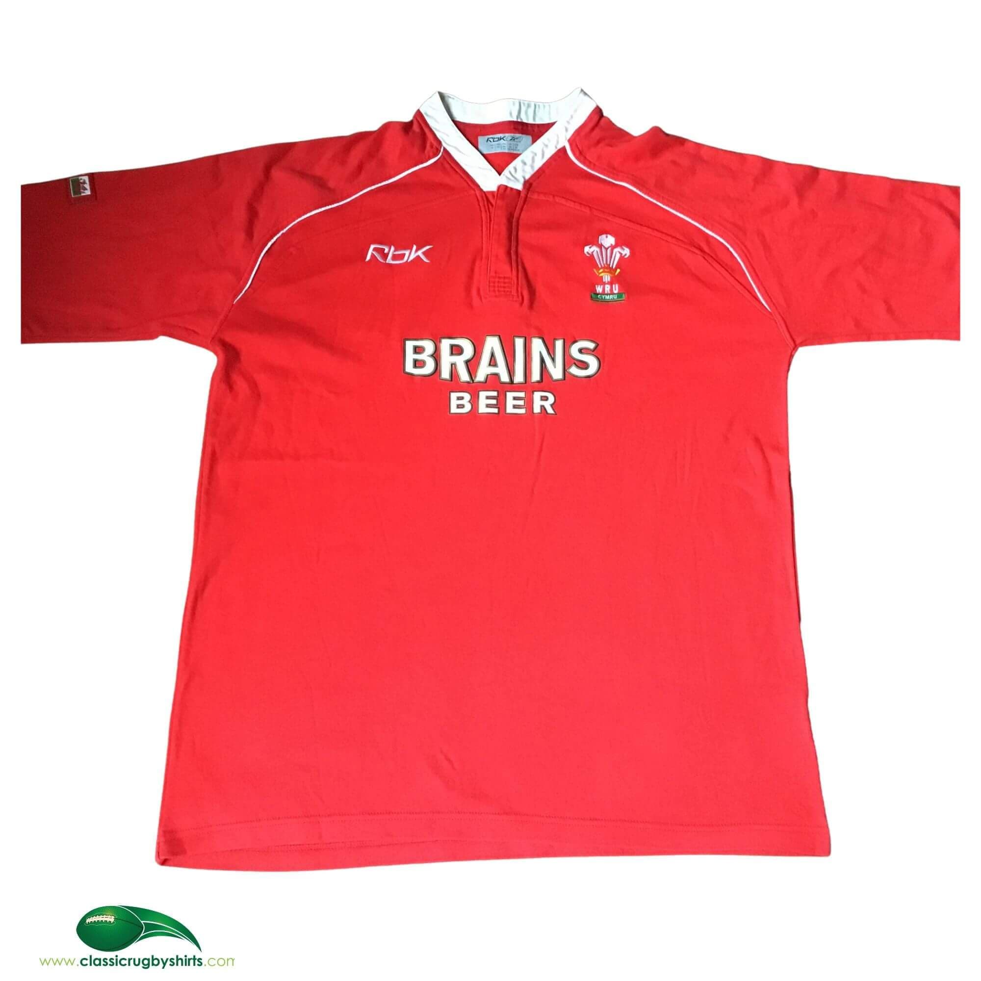 ビンテージ◇ラガーシャツ Wales Rugby WRU リーボック 赤 レッド