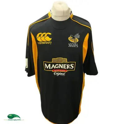 2007 2008 Wasps Pro Rugby Shirt 2XL