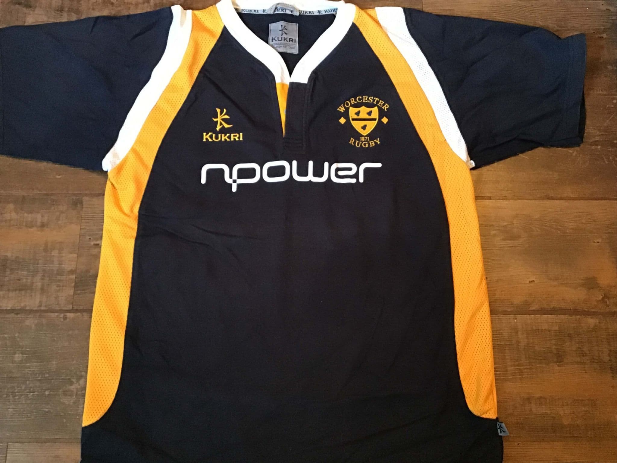 Maillot De Rugby Worcester Warriors - Taille XL - Homme - Bleu Rayé
