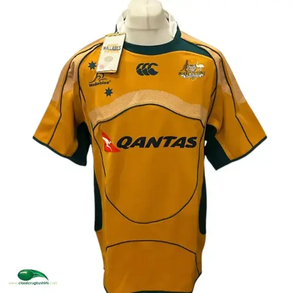 2007/09 Australia Rugby Shirt | Old Official Canterbury Jersey - Vintage Classic Rugby Shirts