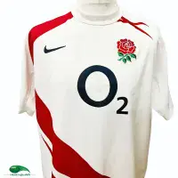 2007/09 England Rugby Shirt | Old Official Nike Jersey