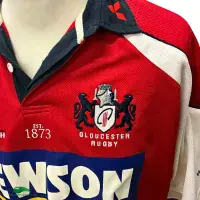2007/09 Gloucester Rugby Shirt | Old Official Rugbytech Jersey