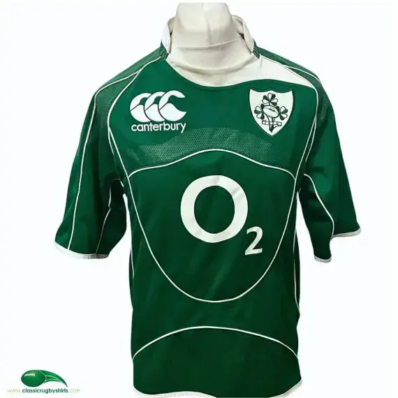 2007/09 Ireland Rugby Shirt | Official Canterbury Jersey