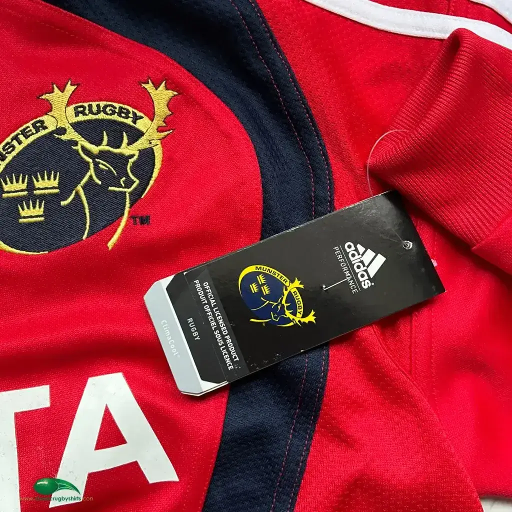 極美品 希少品Adidas MUNSTER RUGBY Jersey 09モデル 2007/09 Munster Rugby Shirt - Adidas - Adults Medium