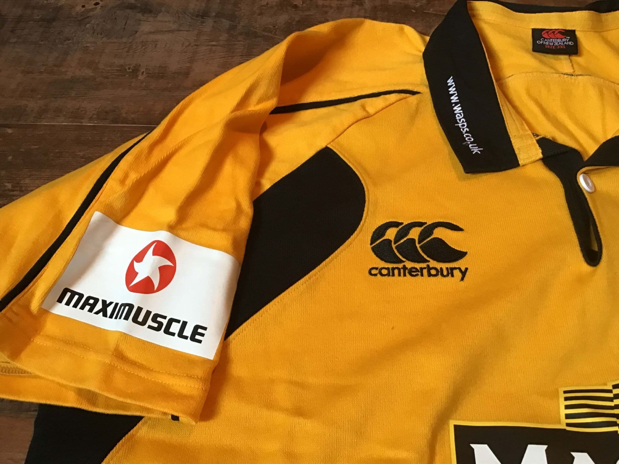 Maillot De Rugby London Wasps 2007-2009 Magners League Canterbury - Taille M - Bon état