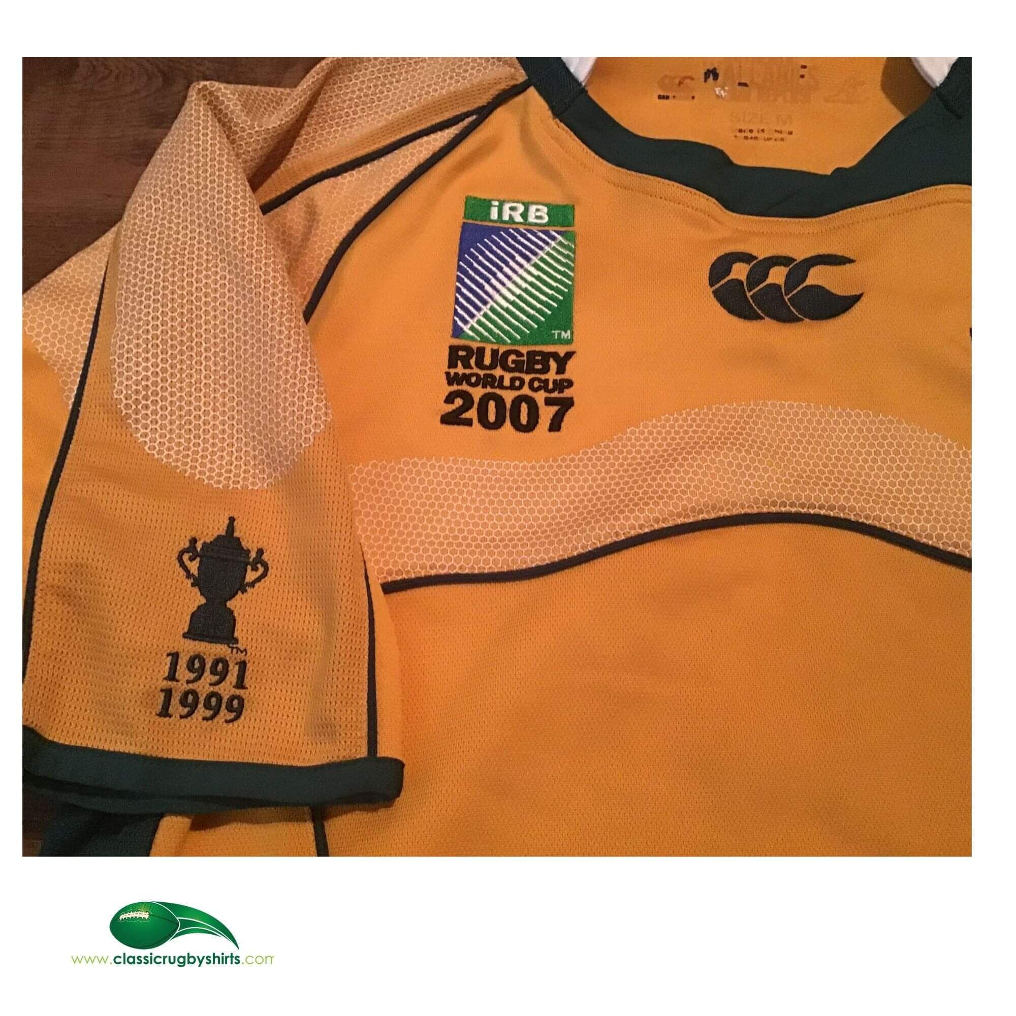 Old Rugby Shirts | 2007 Wallabies RWC World Cup Vintage Jerseys