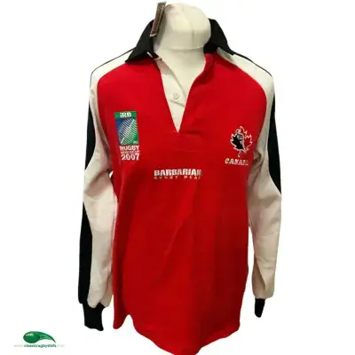 2007 Canada BNWT World Cup L/s Rugby Union Shirt Large