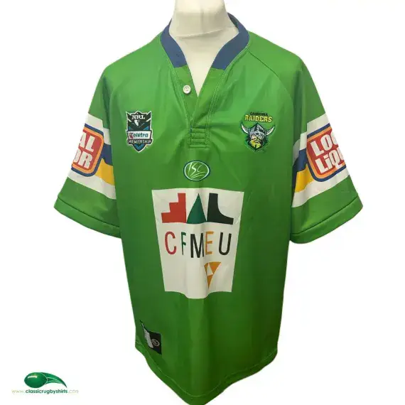 Classic Rugby Shirts | 2007 Canberra Raiders Vintage Old Jerseys