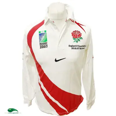 2007 England World Cup L/s Rugby Union Shirt Small