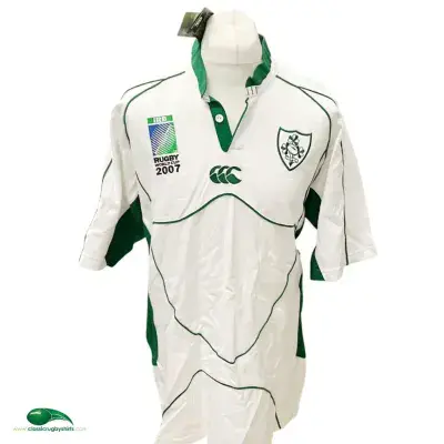 2007 Ireland BNWT World Cup Supporters Away Rugby Shirt 2XL