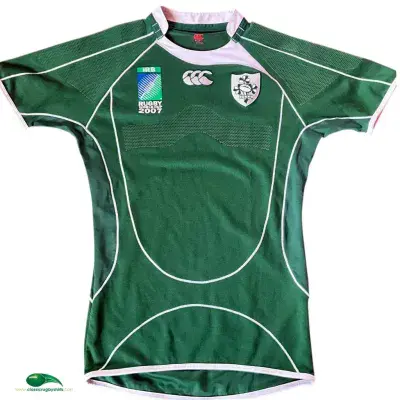2007 Ireland World Cup Player Issue Pro Rugby Union Shirt Adults Large Jersey