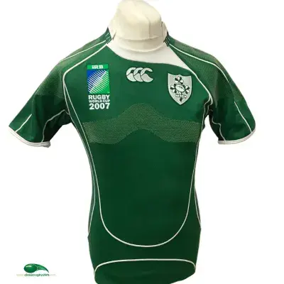 2007 Ireland World Cup Player Issue Pro Rugby Union Shirt Large