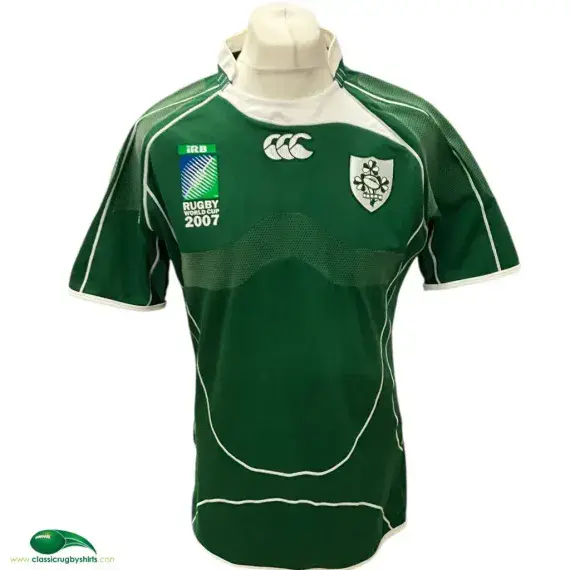 2007 Ireland RWC Classic Rugby Shirt | Old Official Canterbury jersey