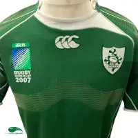 2007 Ireland RWC  Rugby Shirt | Old Official Canterbury jersey