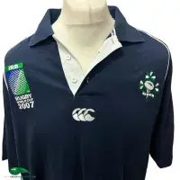 2007 Ireland Rugby Polo Shirt | Old Official Canterbury Jersey