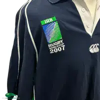 2007 Ireland Rugby Polo Shirt | Old Official Canterbury Jersey