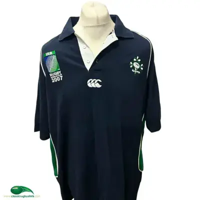 2007 Ireland World Cup Rugby Polo Shirt 2XL
