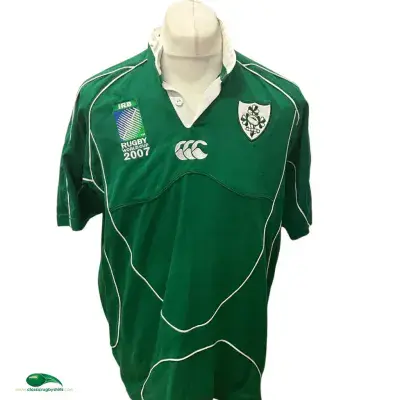 2007 Ireland World Cup Rugby Supporters Shirt Large XL