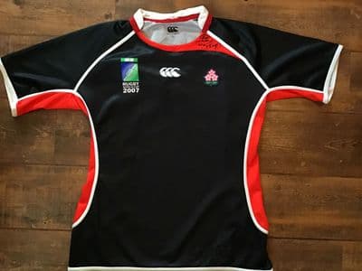 2007 Japan World Cup Loamanu Player Rugby Union Training Shirt