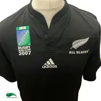 2007 All Blacks RWC Rugby Shirt | Old Official Adidas Jersey