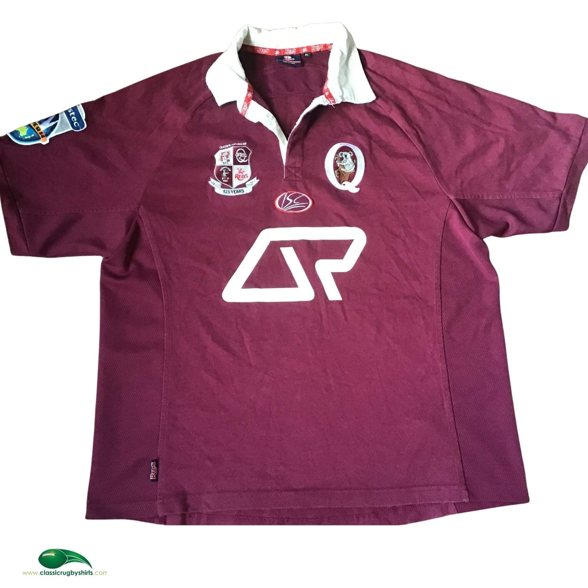 World Rugby Shirts | 2007 Queensland Reds 125 Years Vintage Old