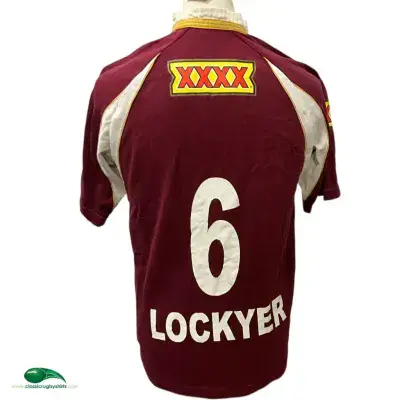 2007 Queensland State of Origin Lockyer  Rugby League Shirt Small