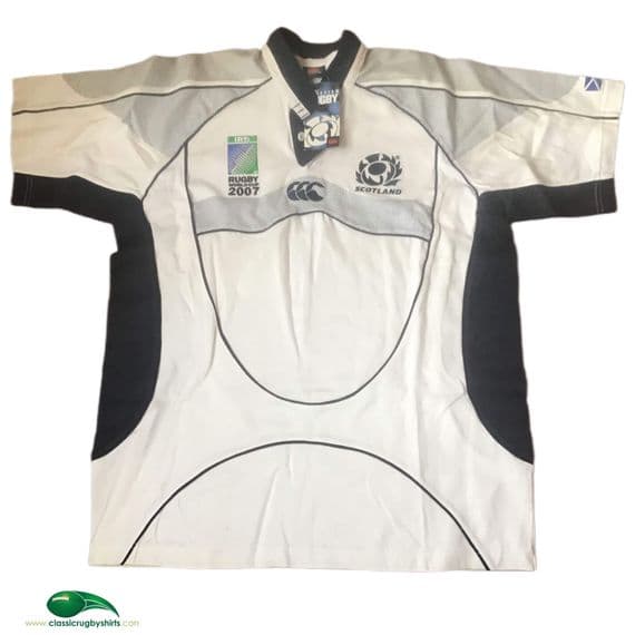 World Cup Rugby Shirts | 2007 Scotland RWC Vintage Old Retro Jerseys