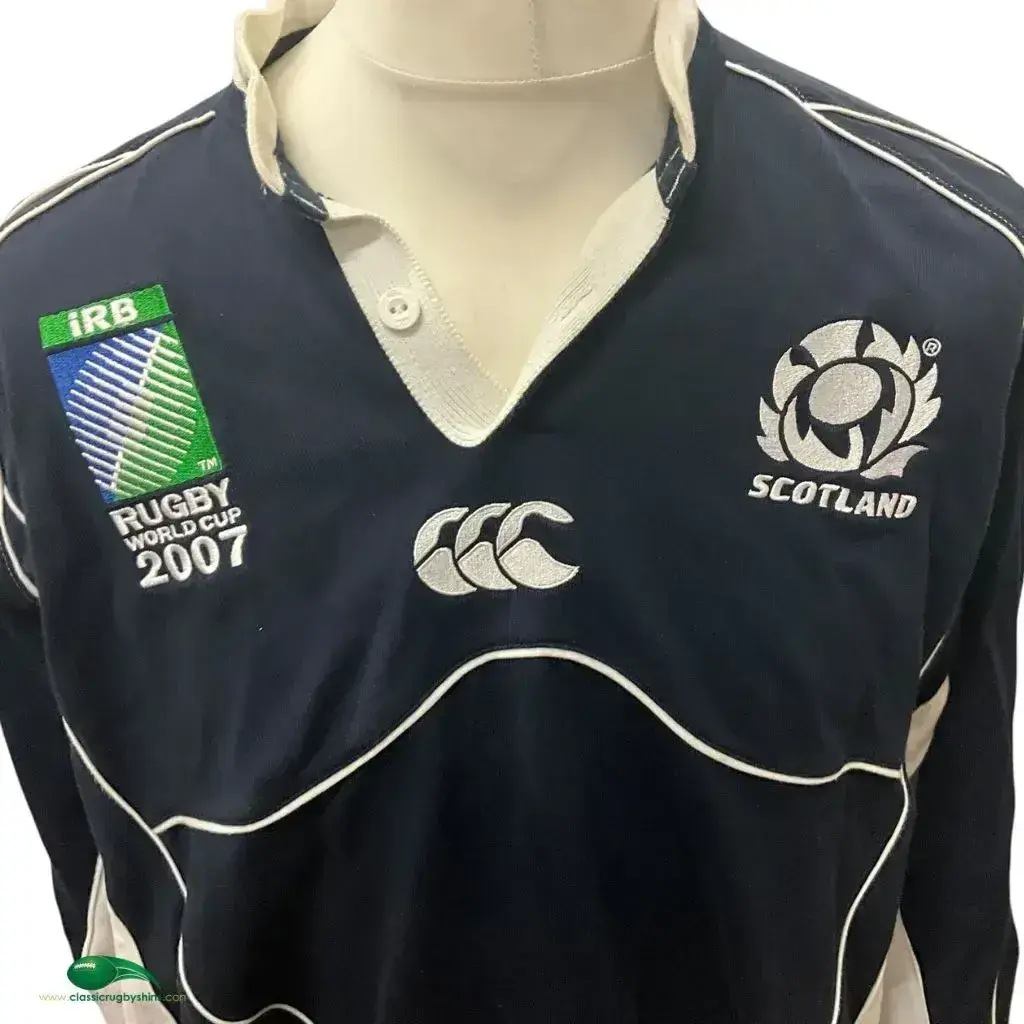 2007 Scotland World Cup Rugby Shirt - Canterbury - Adults 3XL