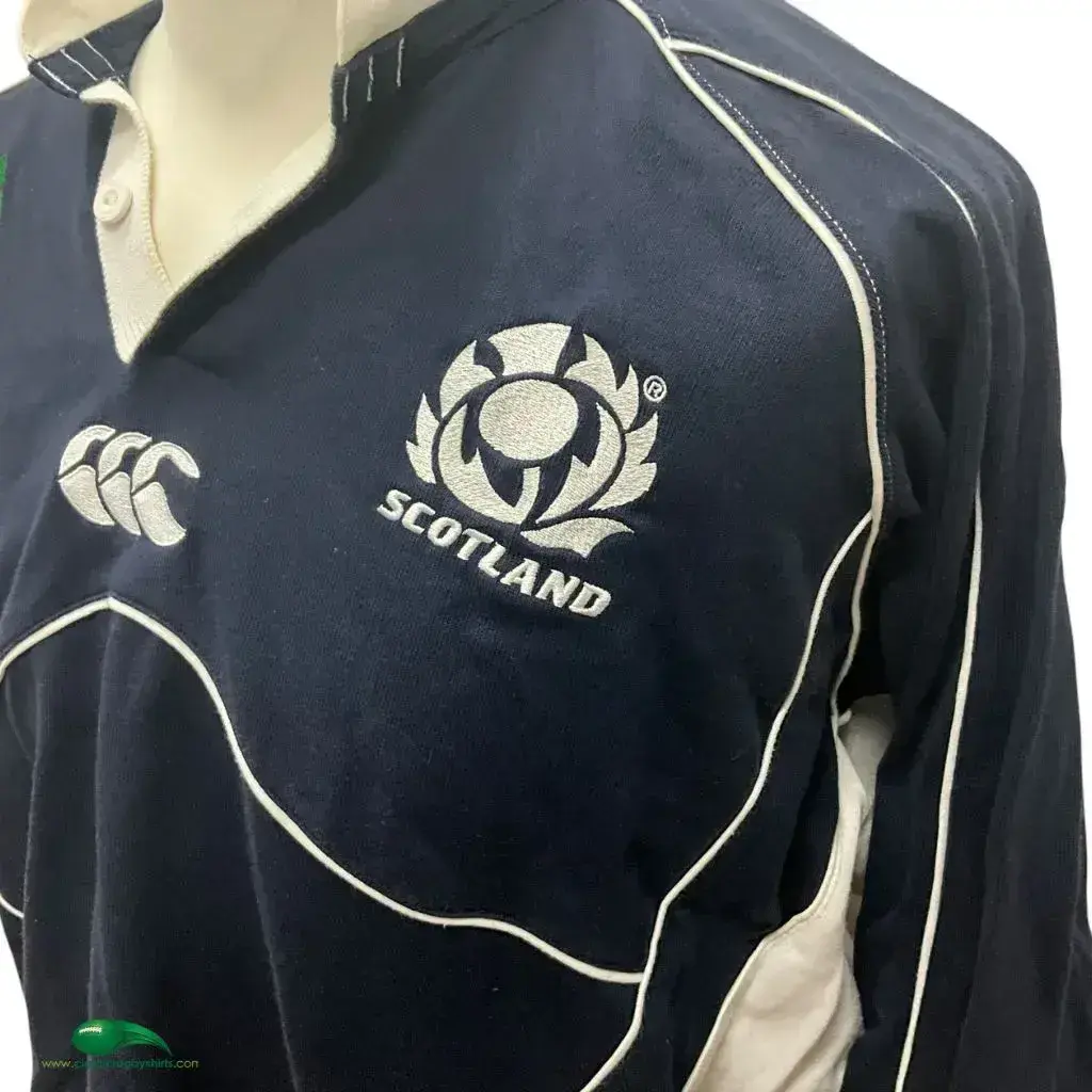 ウェア Scotland 2007-08 VTG Rugby Shirt XL 2007 Scotland World Cup Rugby Shirt - Canterbury - Adults 3XL