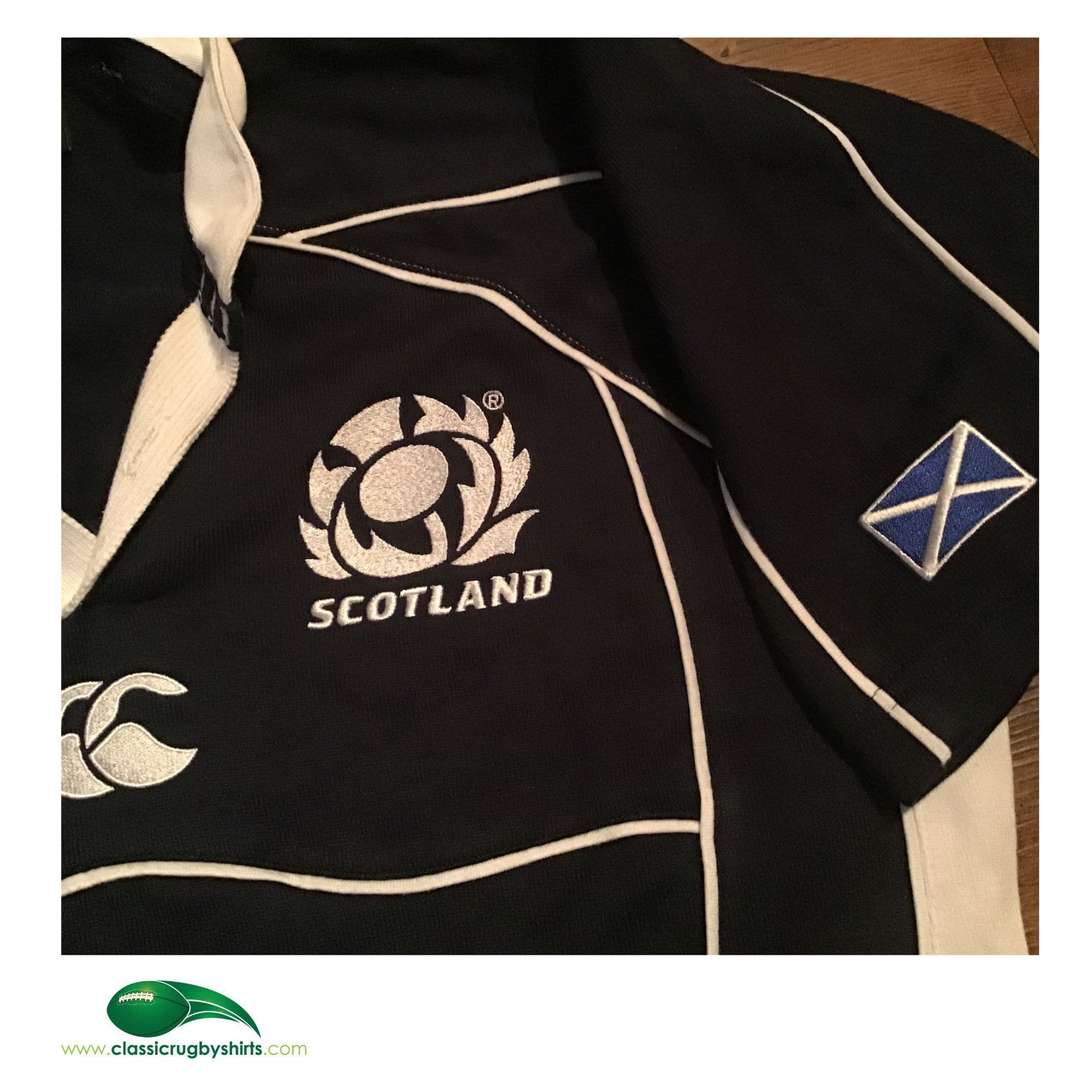 Scotland Rugby Team Canterbury Shirt World Cup 2007 WC Jersey Men Size S Small