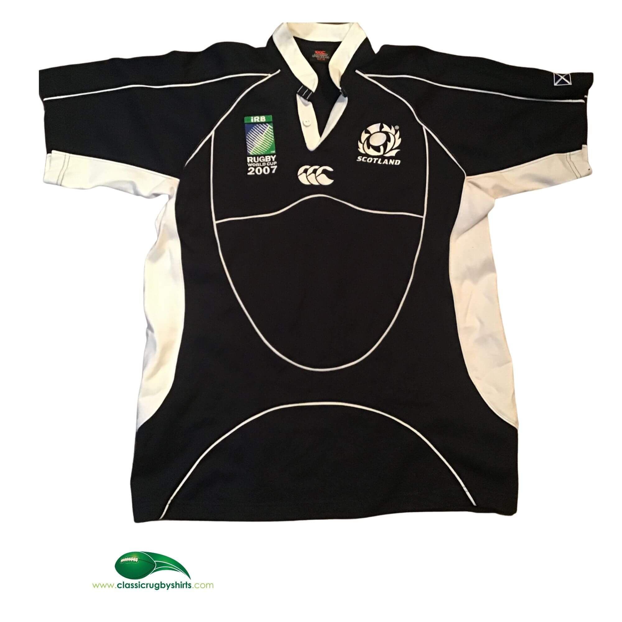 Maillot Rugby Écosse Domicile Coupe Du Monde 2007 - Canterbury Taille XL