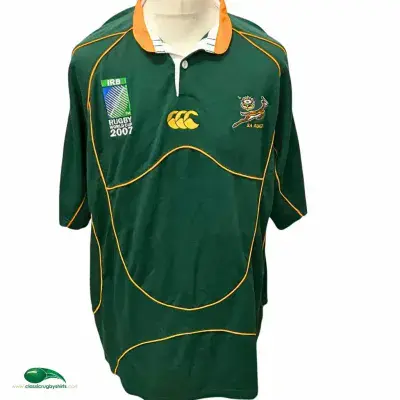 2007 South Africa World Cup Champions Rugby Shirt 2XL