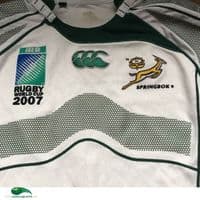 World Cup Rugby Shirts | 2007 Springboks RWC Vintage Old Retro Jerseys
