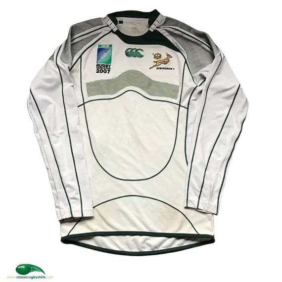 World Cup Rugby Shirts | 2007 Springboks RWC Vintage Old Retro Jerseys