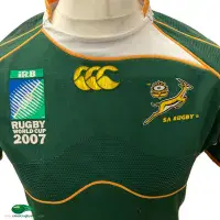 2007 Springboks RWC Rugby Shirt | Old Official Canterbury Jersey