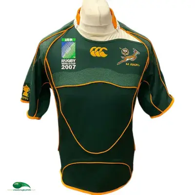 2007 South Africa World Cup Pro Rugby Union Shirt Adults Small