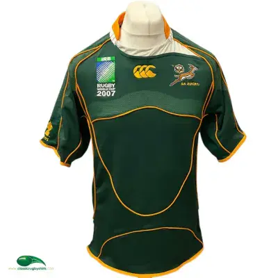 2007 South Africa World Cup Pro Rugby Union Shirt  Medium
