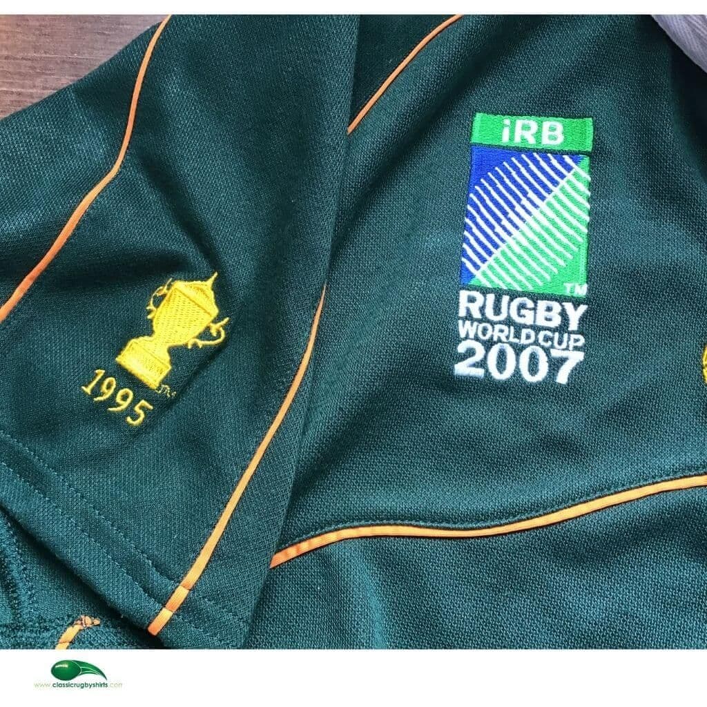 Maillot Afrique Du Sud Rugby - Coupe Du Monde 2007 - Vintage Canterbury - Taille S