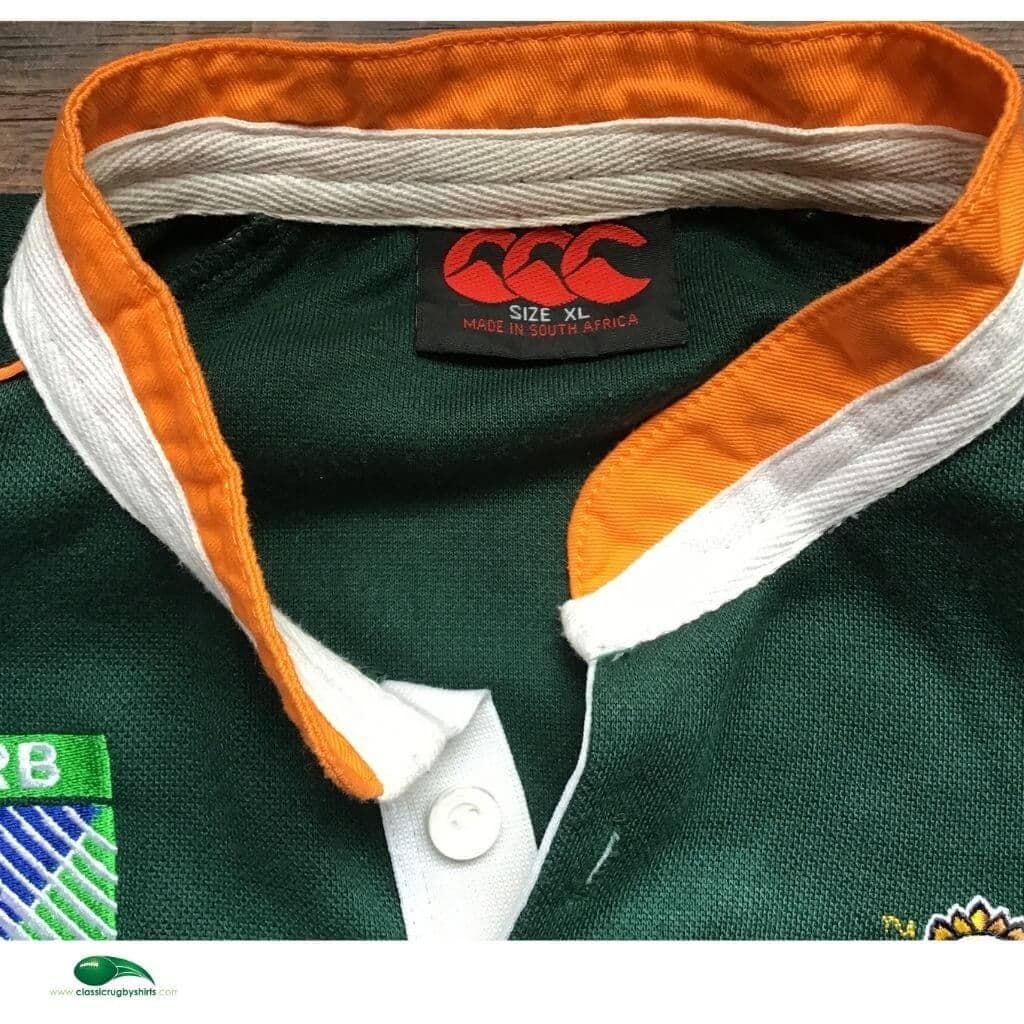 Maillot Afrique Du Sud Rugby - Coupe Du Monde 2007 - Vintage Canterbury - Taille S