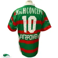 2007 South Sydney Rabbitohs Rugby Shirt | Old Official ISC Vintage Jersey