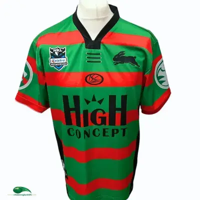 2007 South Sydney Rabbitohs Rugby League Away Shirt Large
