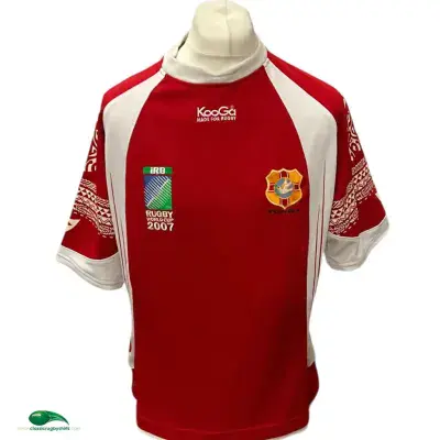 2007 Tonga World Cup Rugby Shirt Medium Large