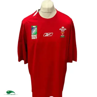 2007 Wales BNWT World Cup Rugby Pro Player Shirt XL