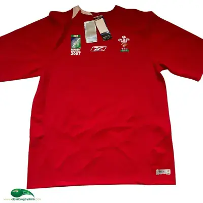 2007 Wales BNWT World Cup Rugby Union Shirt 2XL