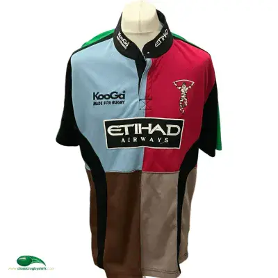 2008 2009 Harlequins Rugby Union Shirt XL