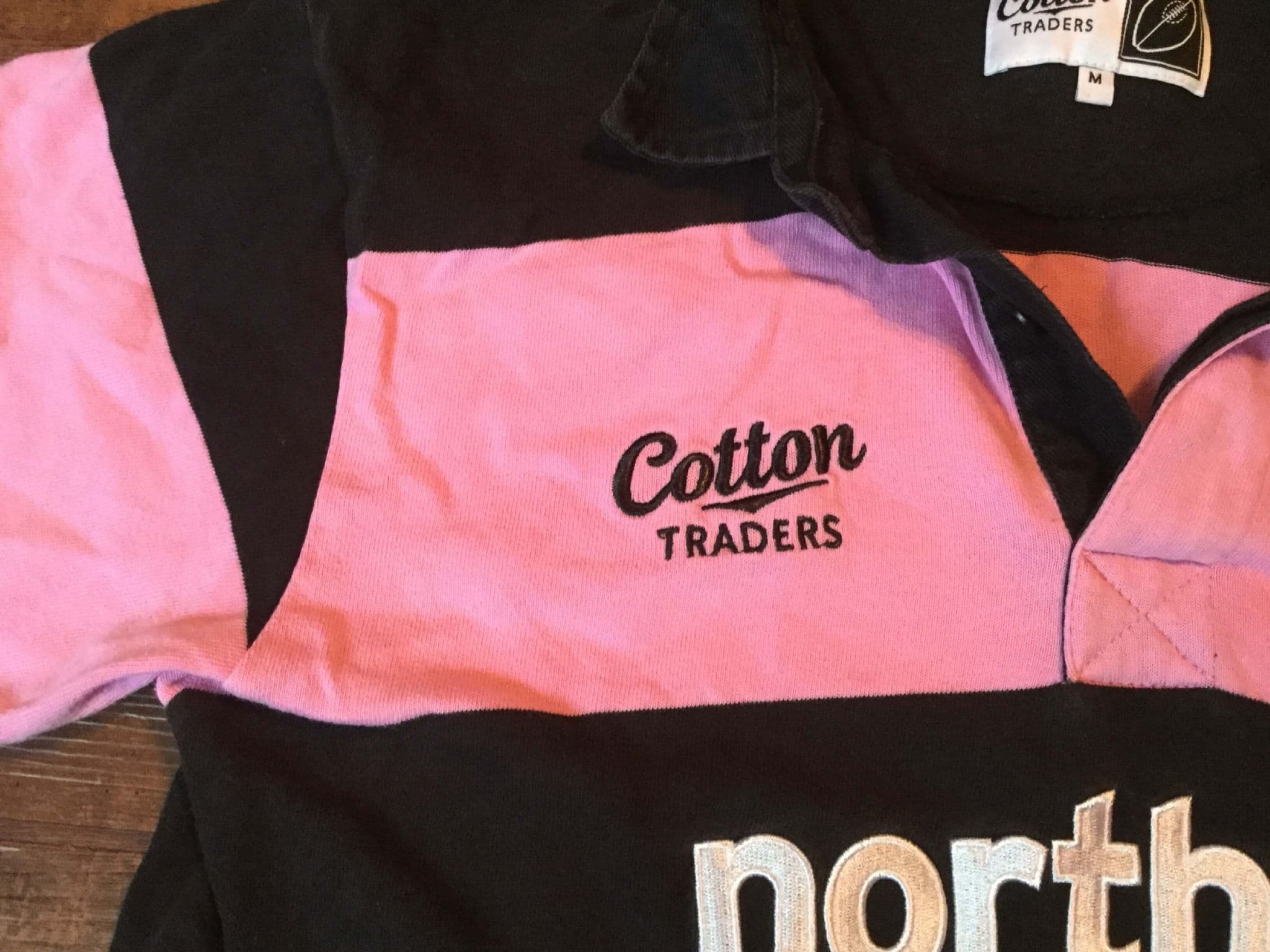 Vintage NEWCASTLE FALCONS Cotton Traders 2008/09 Polo de rugby T