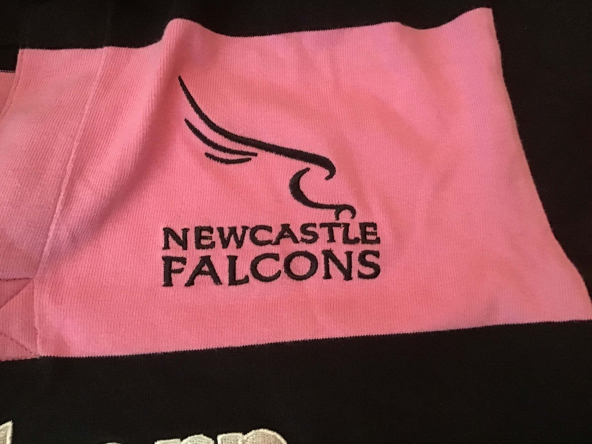 Newcastle Falcons Rugby 2008 black Cotton Traders
