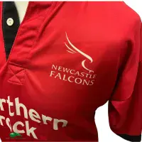 2008/09 Newcastle Falcons Rugby Shirt | Old Official Cotton Traders Jersey