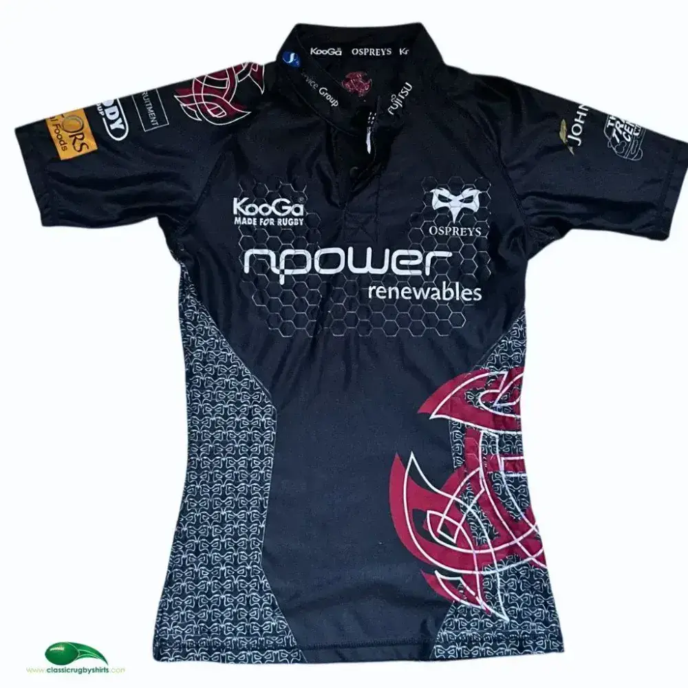 2008/09 Ospreys Rugby Shirt | Old Official Kooga Jersey